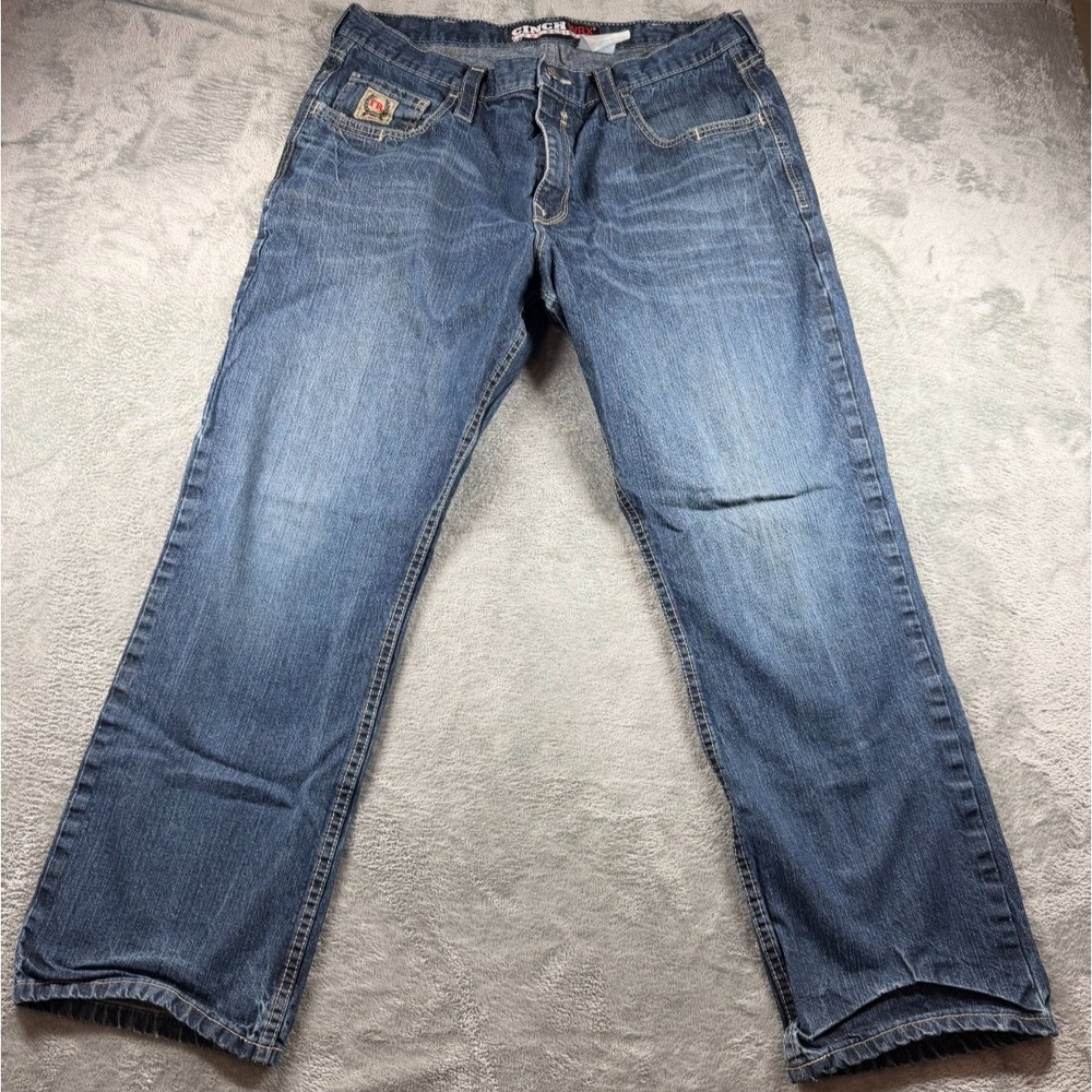 Cinch WRX Carter FR Jeans Men's 38x32 Flame Resistant HRC2 ATPV17 Blue Denim